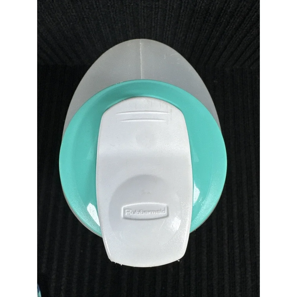 Rubbermaid Mixer Mate 3 Quart Bottle‎ Handle Limited Edition Teal Aqua Flip Top